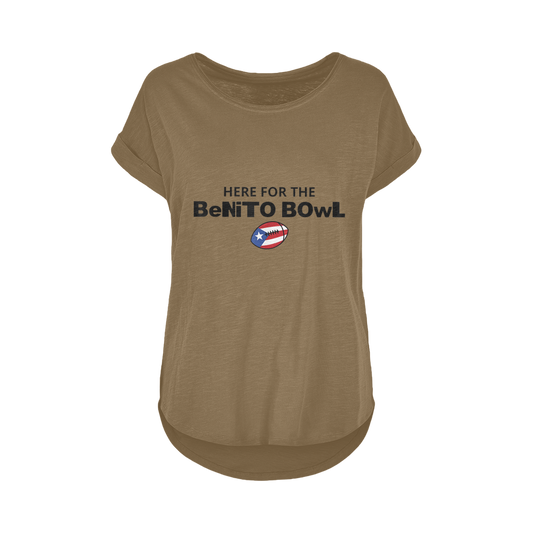 Benito Bowl Women's Long Slub T-Shirt XS-5XL