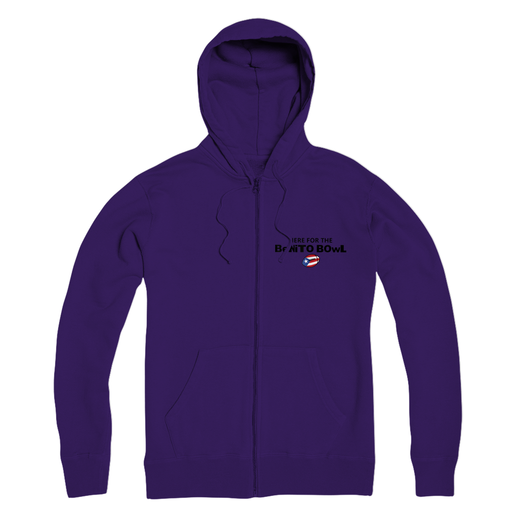 Benito Bowl Premium Adult Zip Hoodie