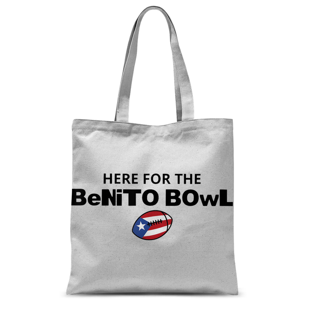 Benito Bowl Classic Sublimation Tote Bag