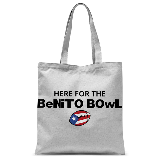 Benito Bowl Classic Sublimation Tote Bag