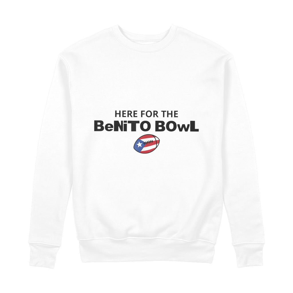 Benito Bowl 100% Organic Cotton Sweatshirt