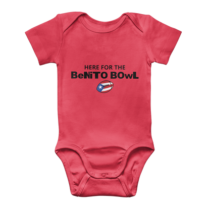 Benito Bowl Classic Baby Onesie Bodysuit