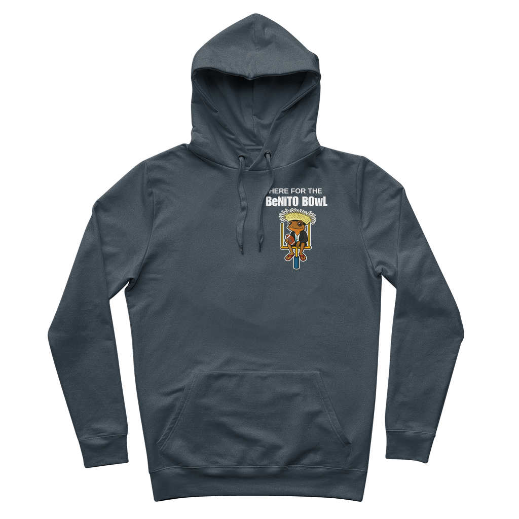 Benito Bowl 100% Organic Cotton Hoodie