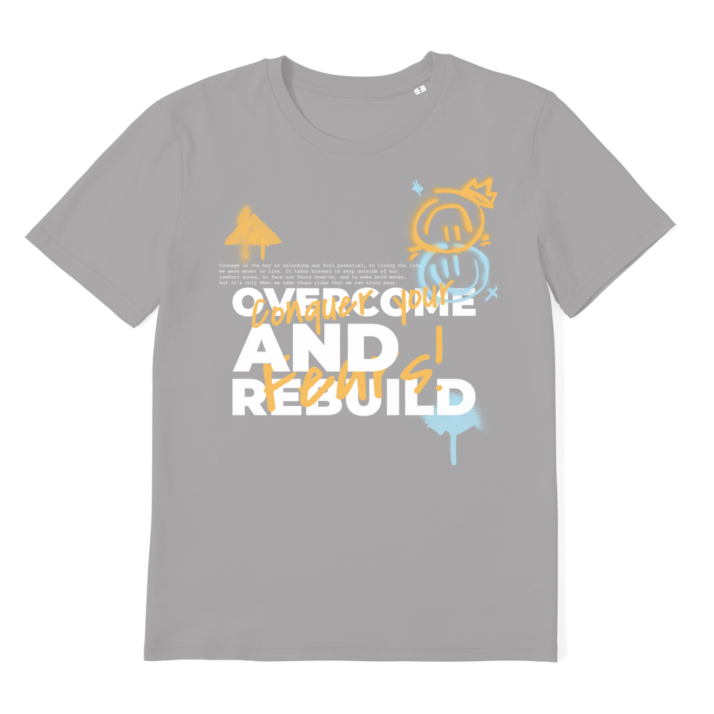 ZerofeaR Conquer Premium Organic Adult T-Shirt