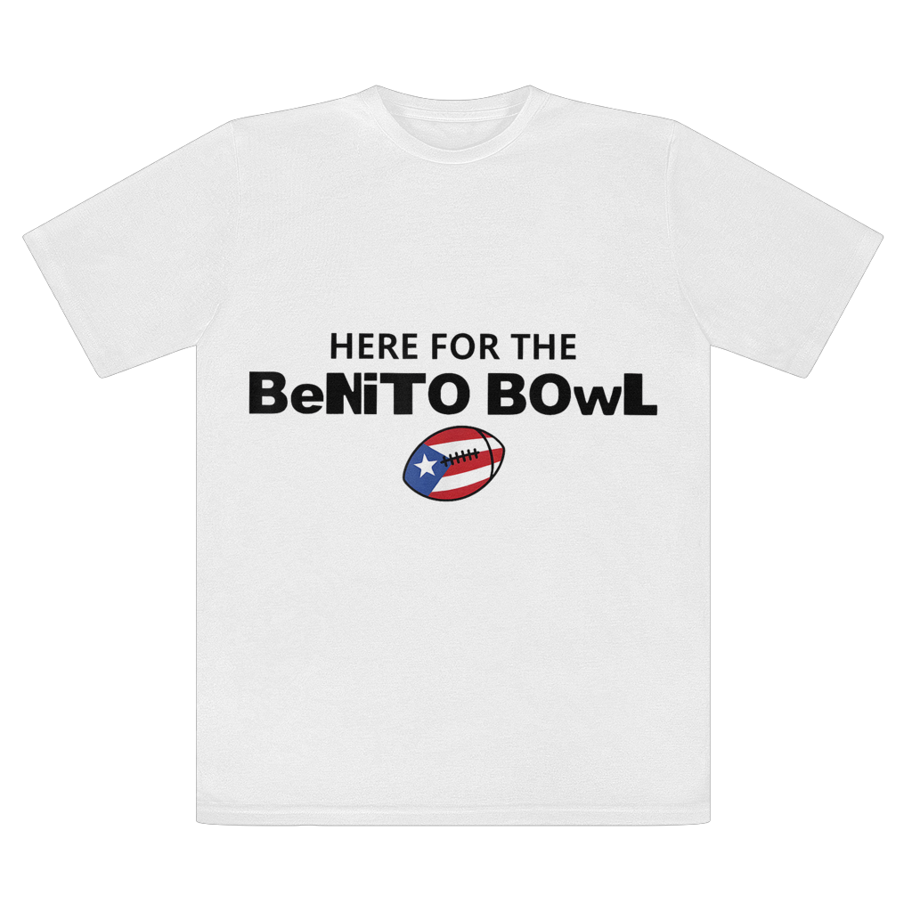 Benito Bowl Premium Cut and Sew Sublimation Unisex T-Shirt