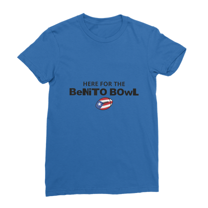 Benito Bowl Premium Jersey Women's T-Shirt