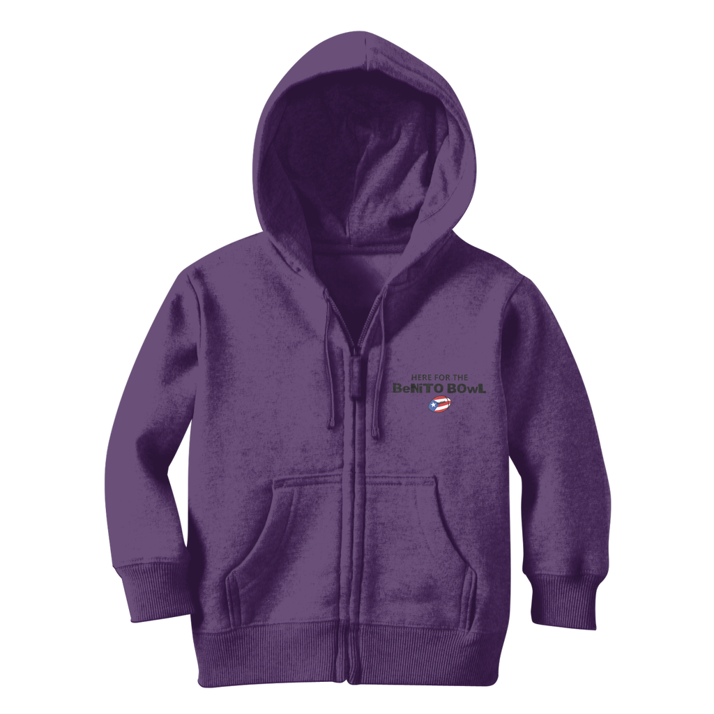 Benito Bowl Classic Kids Zip Hoodie