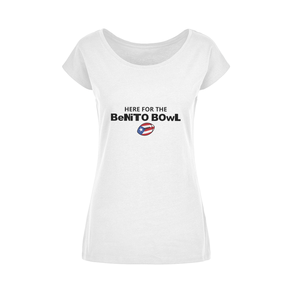 Benito Bowl Wide Neck Womens T-Shirt XS-5XL