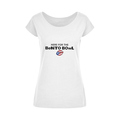 Benito Bowl Wide Neck Womens T-Shirt XS-5XL
