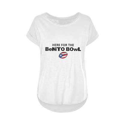 Benito Bowl Women's Long Slub T-Shirt XS-5XL