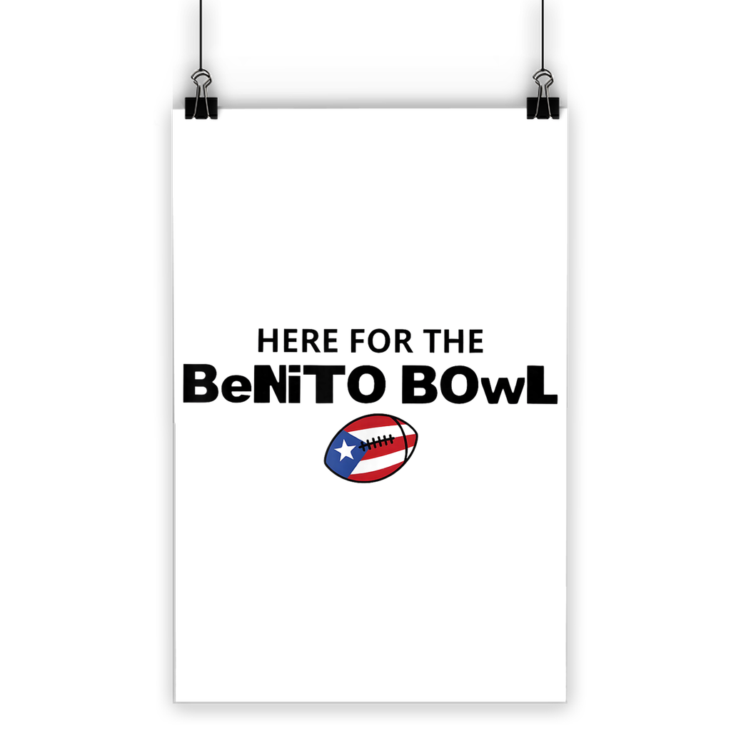 Benito Bowl Classic Poster
