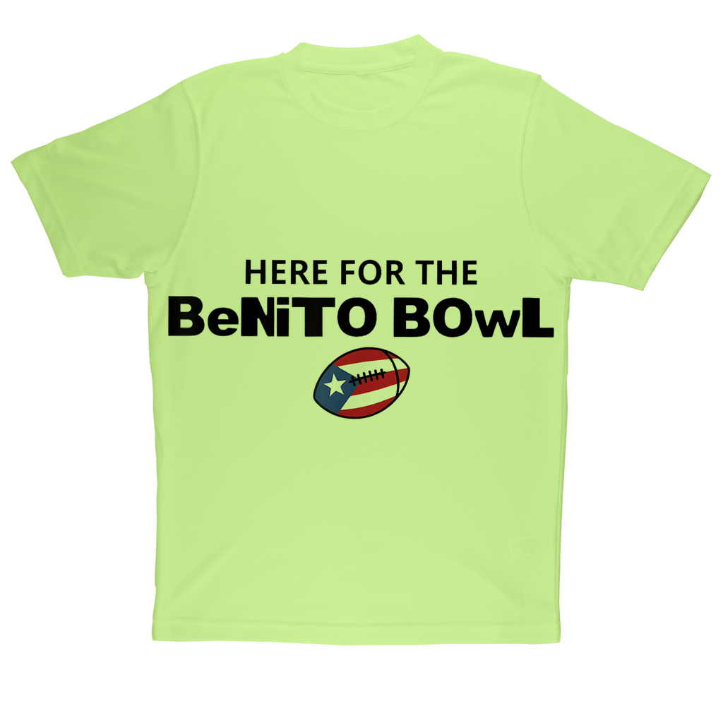 Benito Bowl Sublimation Performance Adult T-Shirt