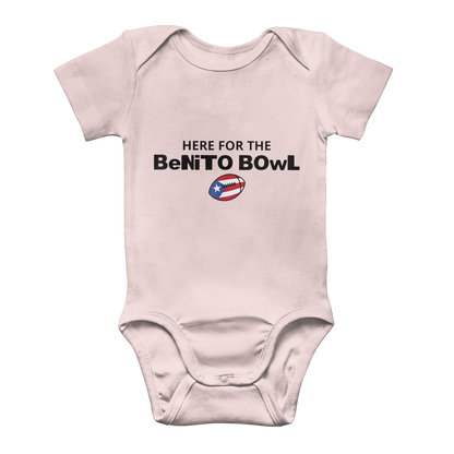 Benito Bowl Classic Baby Onesie Bodysuit
