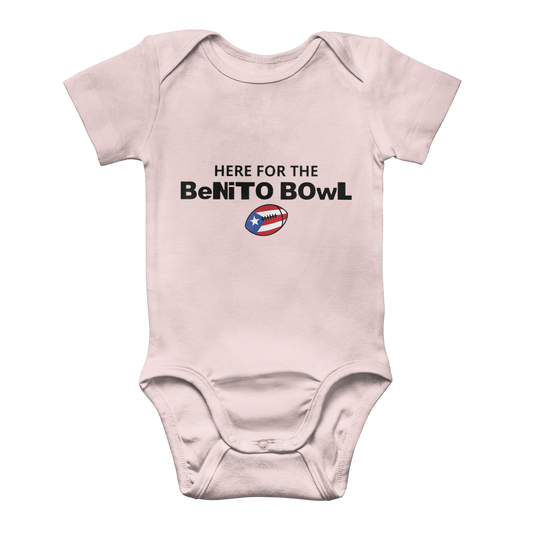 Benito Bowl Classic Baby Onesie Bodysuit