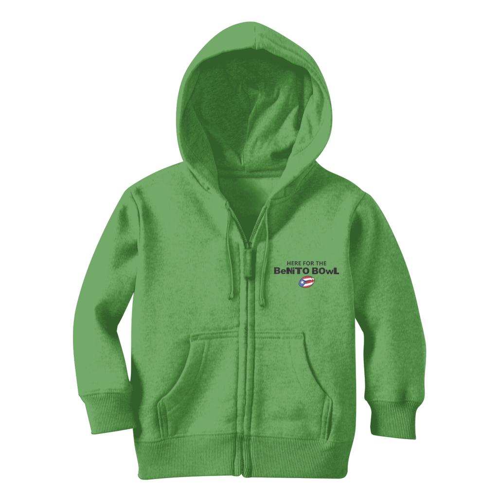 Benito Bowl Classic Kids Zip Hoodie