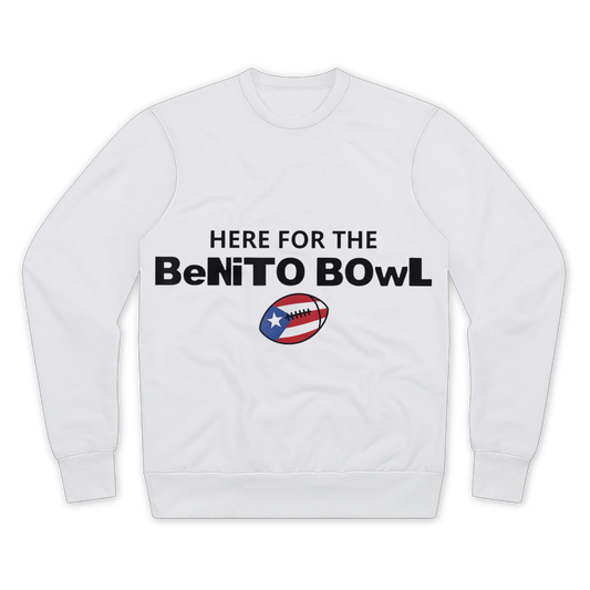 Benito Bowl Premium Cut and Sew Sublimation Unisex Sweatshirt