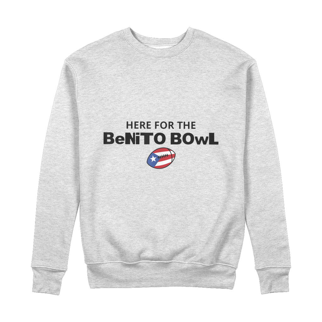 Benito Bowl 100% Organic Cotton Sweatshirt
