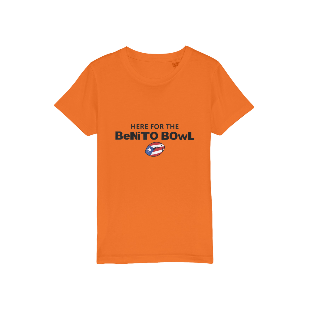 Benito Bowl Organic Jersey Kids T-Shirt