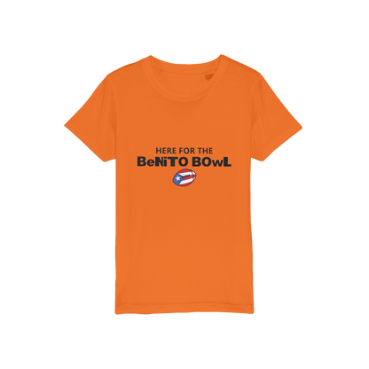 Benito Bowl Organic Jersey Kids T-Shirt