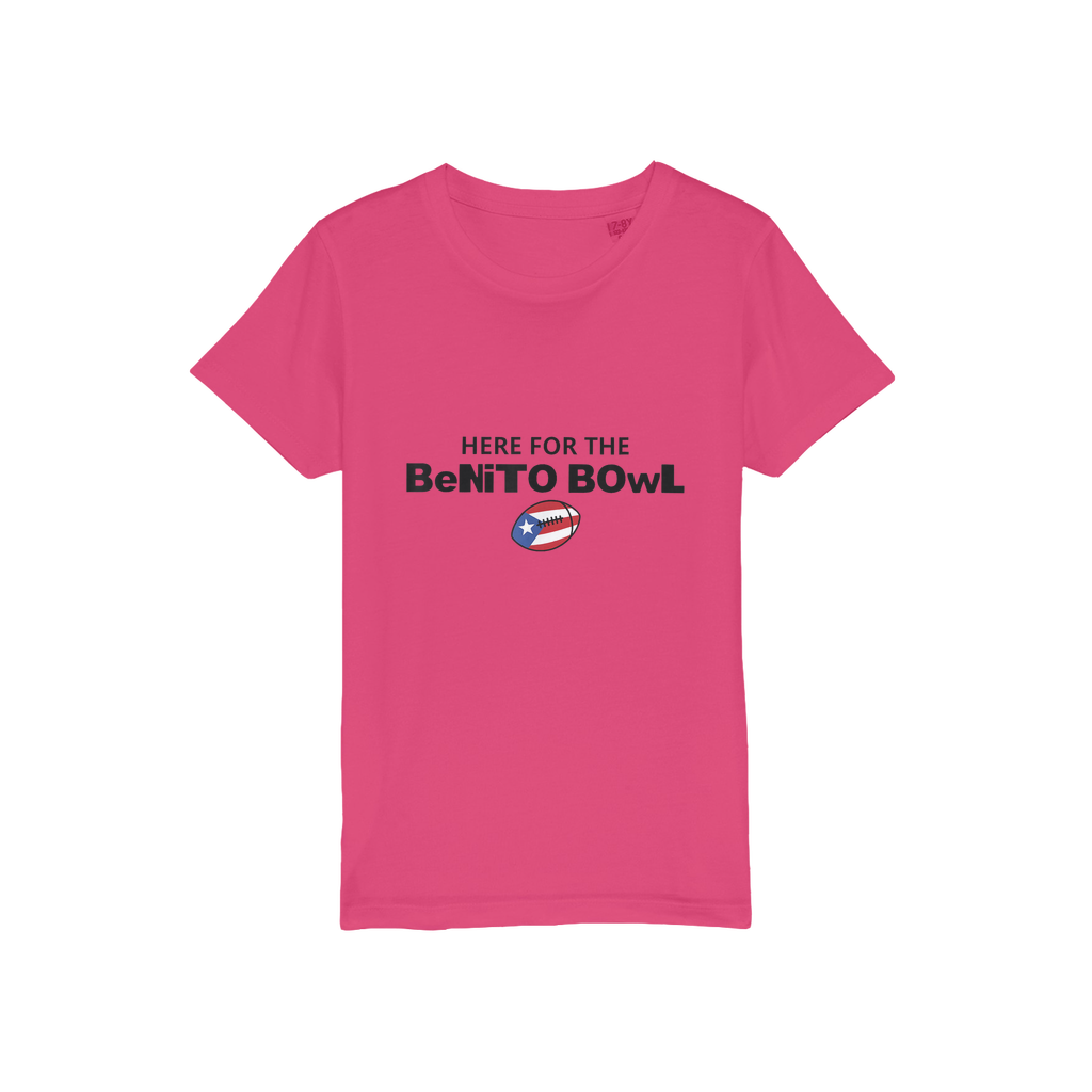 Benito Bowl Organic Jersey Kids T-Shirt