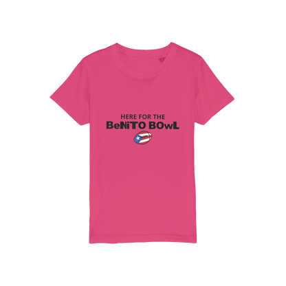 Benito Bowl Organic Jersey Kids T-Shirt