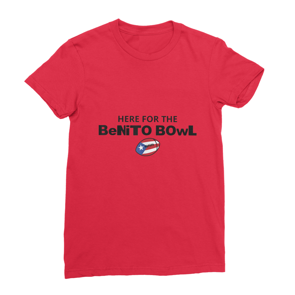 Benito Bowl Premium Jersey Women's T-Shirt