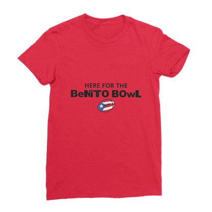 Benito Bowl Premium Jersey Women's T-Shirt