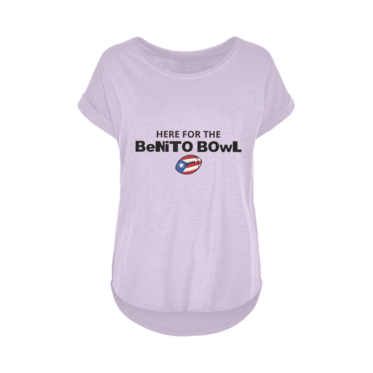 Benito Bowl Women's Long Slub T-Shirt XS-5XL