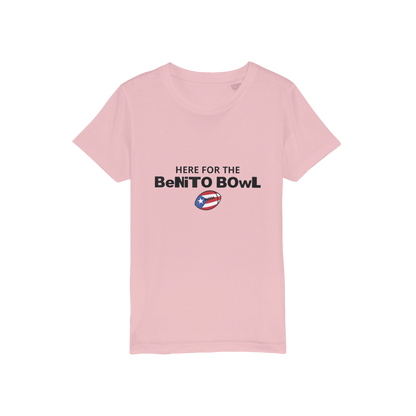 Benito Bowl Organic Jersey Kids T-Shirt