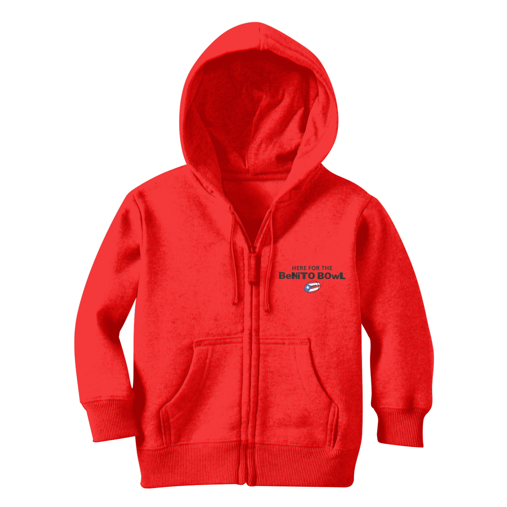 Benito Bowl Classic Kids Zip Hoodie