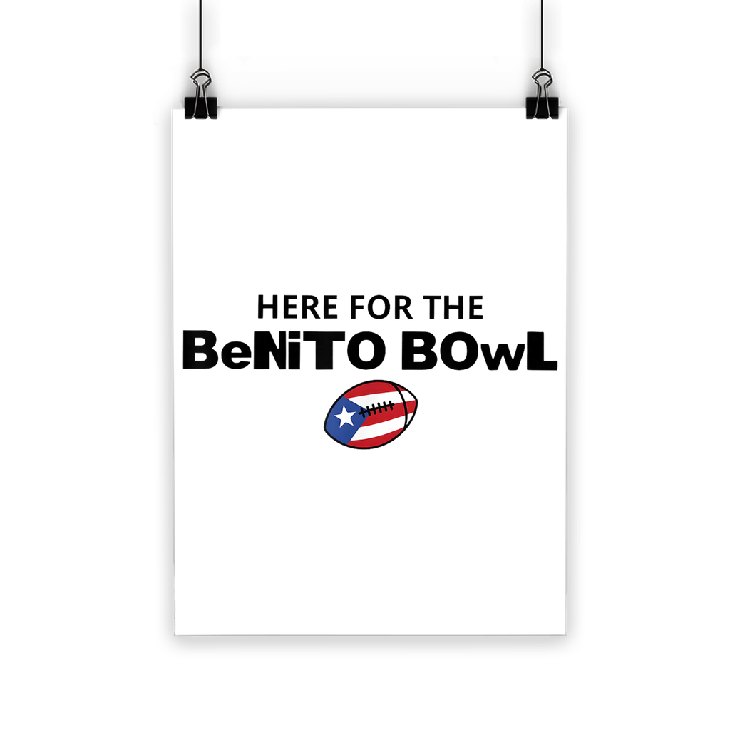 Benito Bowl Classic Poster