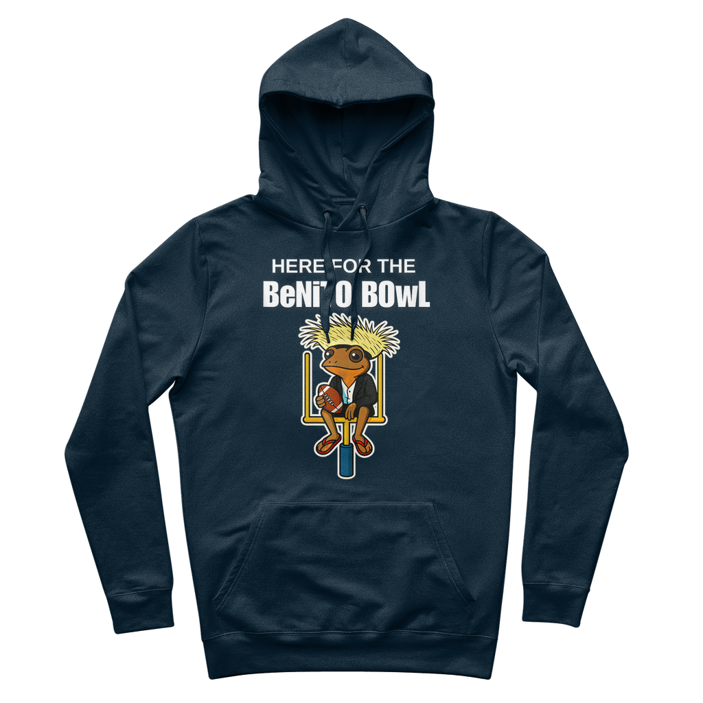 Benito Bowl 100% Organic Cotton Hoodie