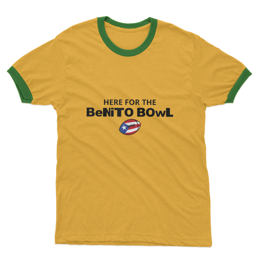 Benito Bowl Adult Ringer T-Shirt