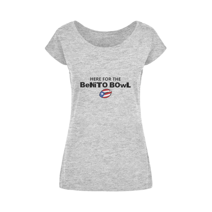 Benito Bowl Wide Neck Womens T-Shirt XS-5XL