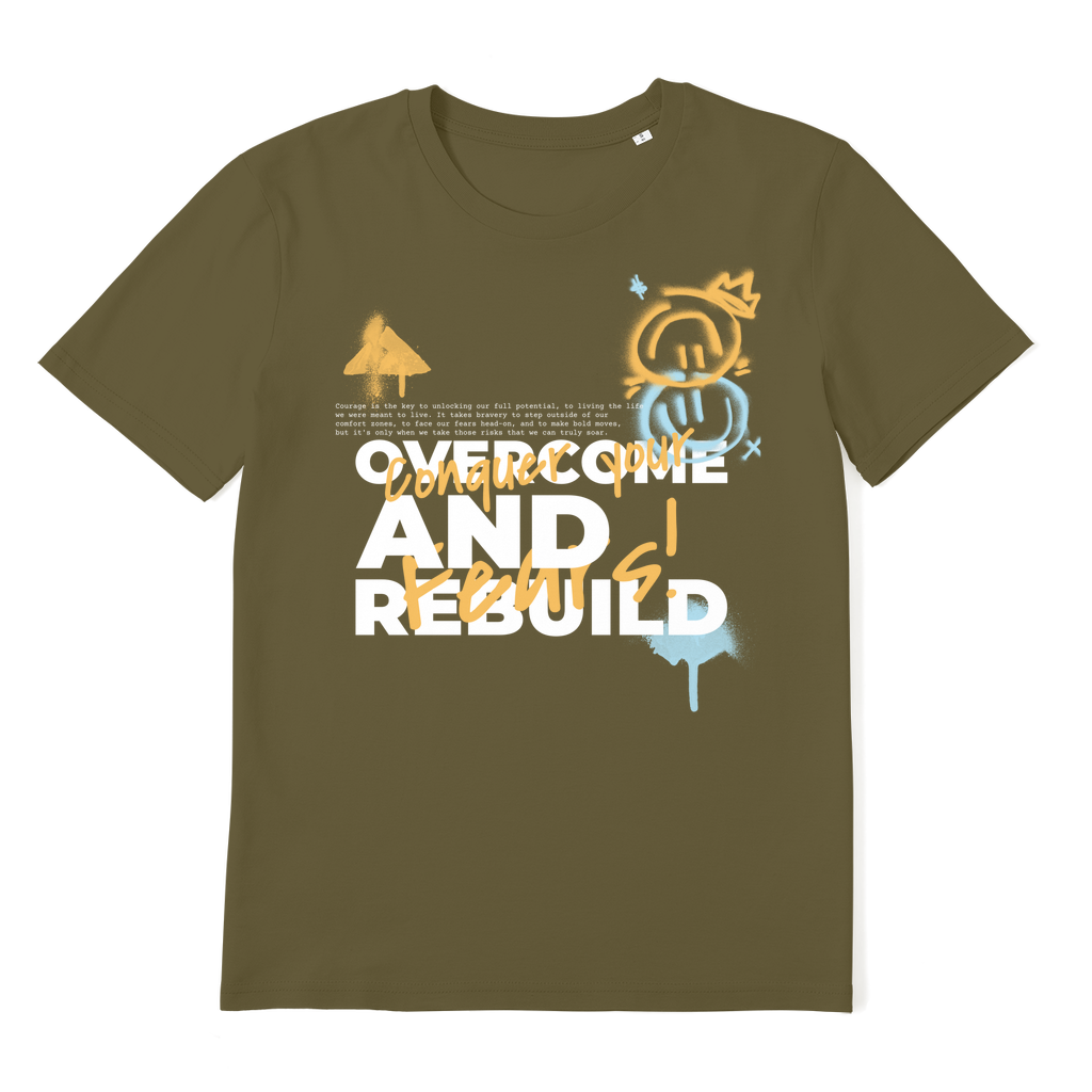 ZerofeaR Conquer Premium Organic Adult T-Shirt