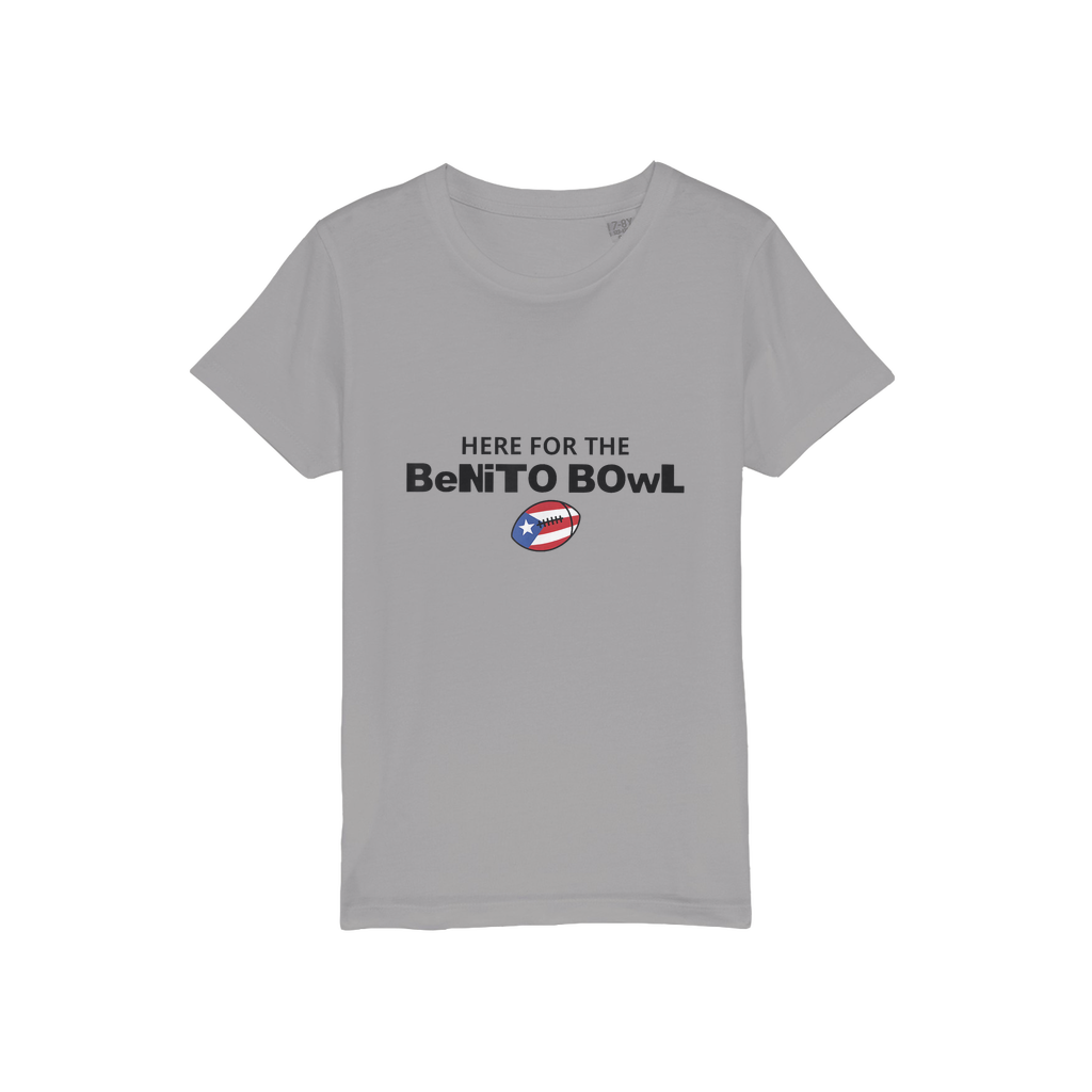Benito Bowl Organic Jersey Kids T-Shirt