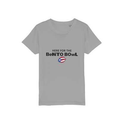 Benito Bowl Organic Jersey Kids T-Shirt