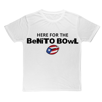 Benito Bowl Classic Sublimation Adult T-Shirt