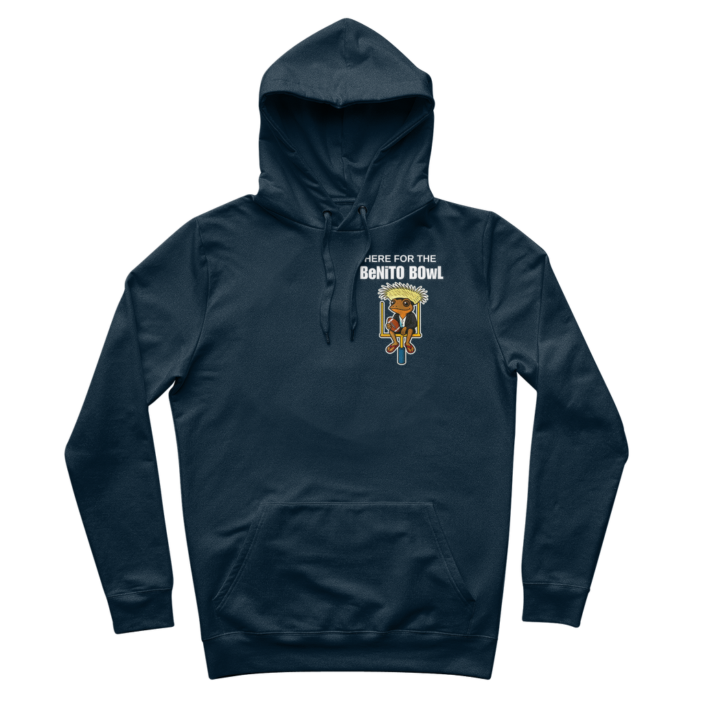 Benito Bowl 100% Organic Cotton Hoodie