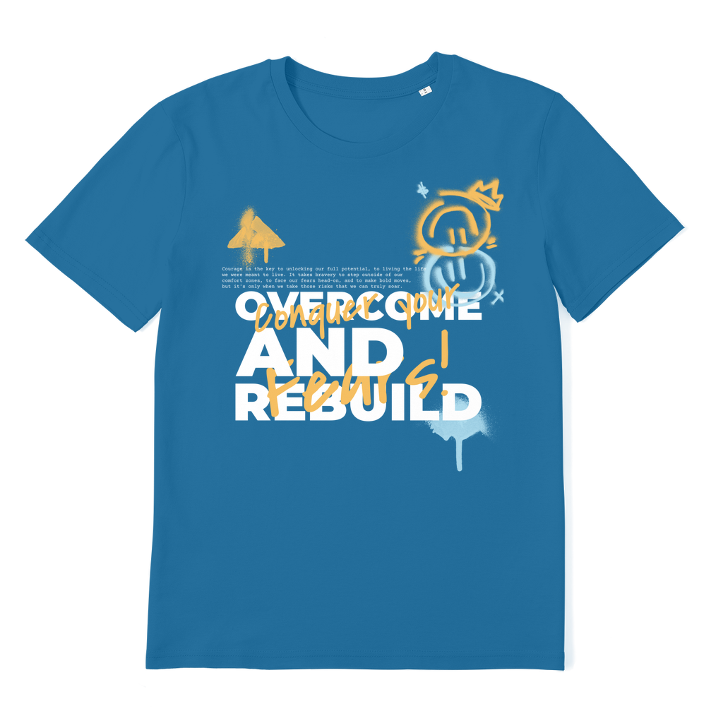 ZerofeaR Conquer Premium Organic Adult T-Shirt