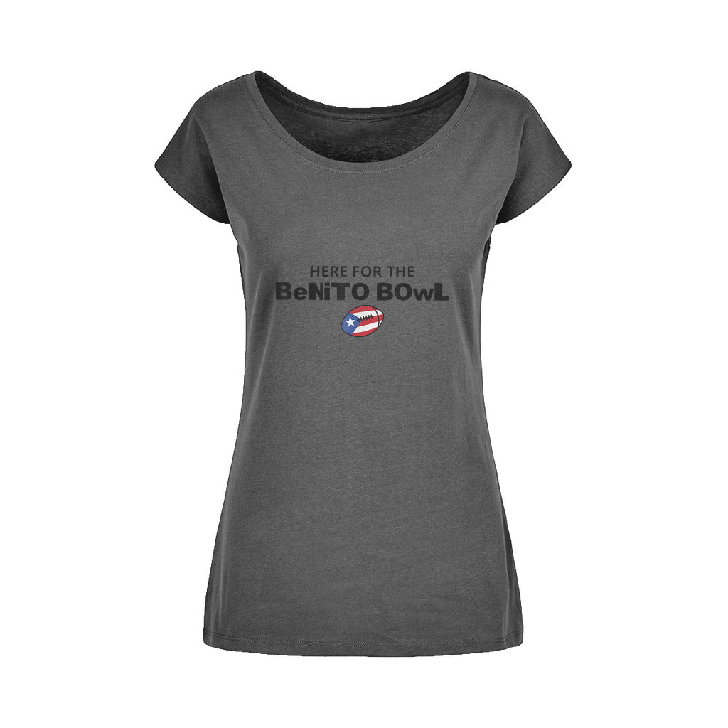 Benito Bowl Wide Neck Womens T-Shirt XS-5XL