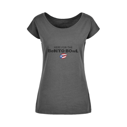 Benito Bowl Wide Neck Womens T-Shirt XS-5XL