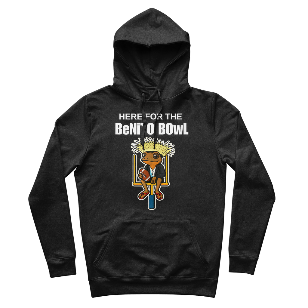Benito Bowl 100% Organic Cotton Hoodie