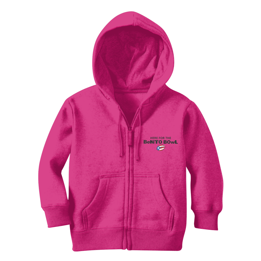 Benito Bowl Classic Kids Zip Hoodie