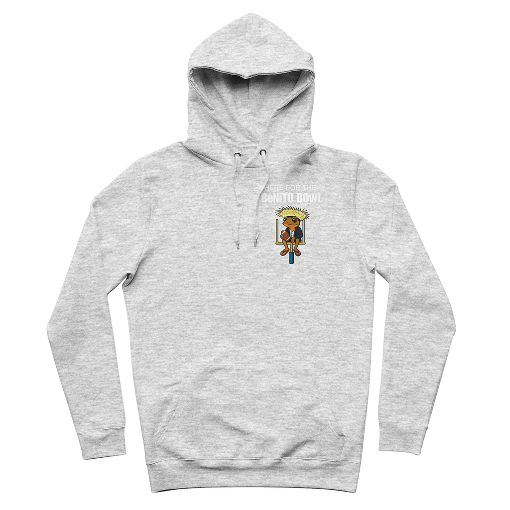 Benito Bowl 100% Organic Cotton Hoodie