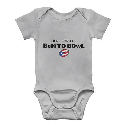 Benito Bowl Classic Baby Onesie Bodysuit