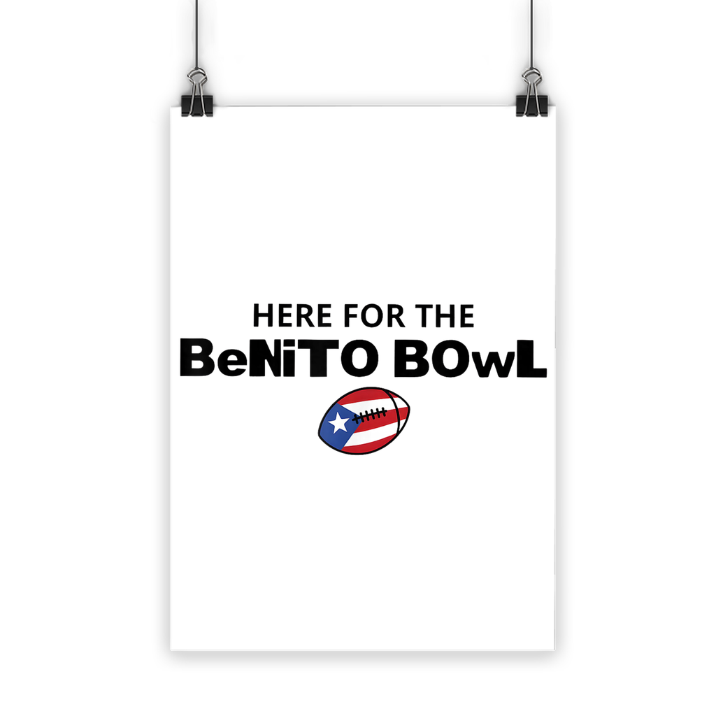 Benito Bowl Classic Poster