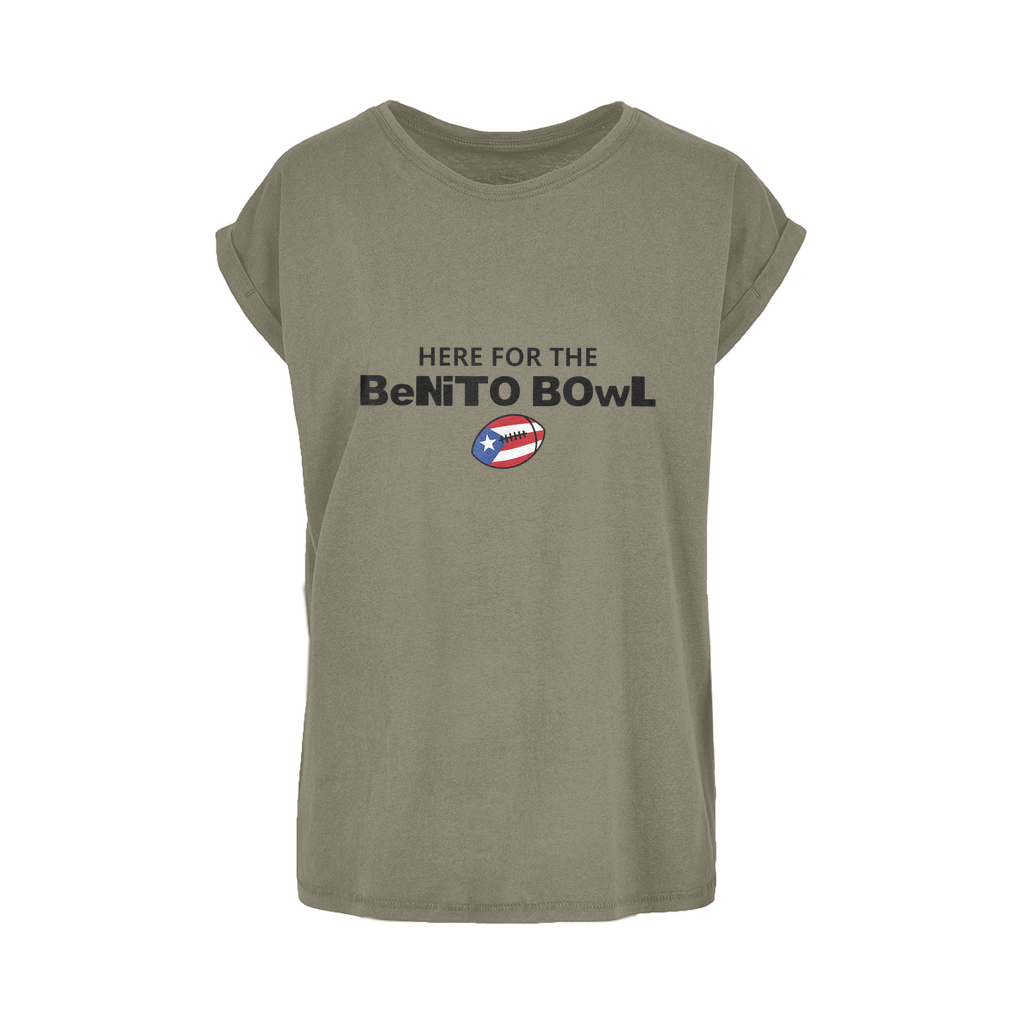 Benito Bowl Women's Extended Shoulder T-Shirt XS-5XL