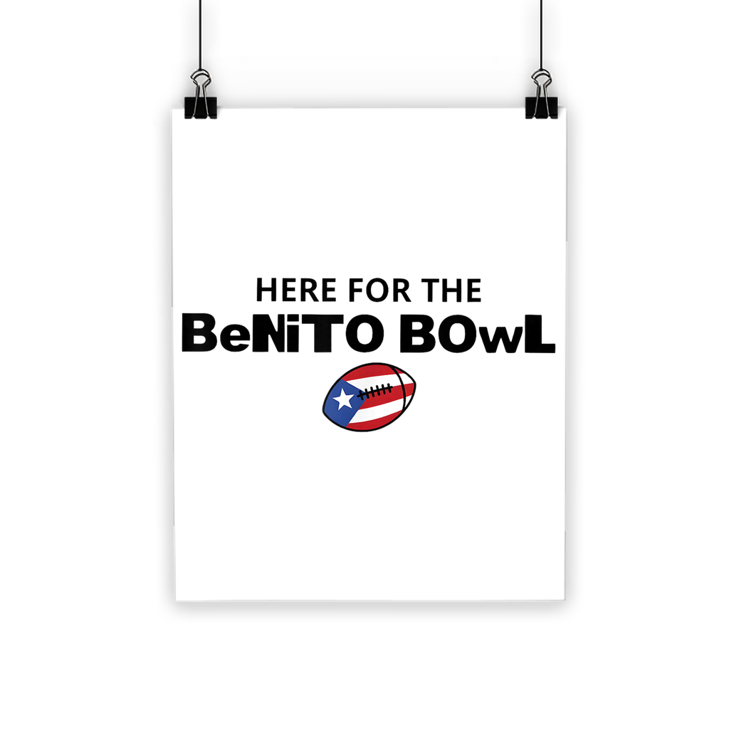 Benito Bowl Classic Poster