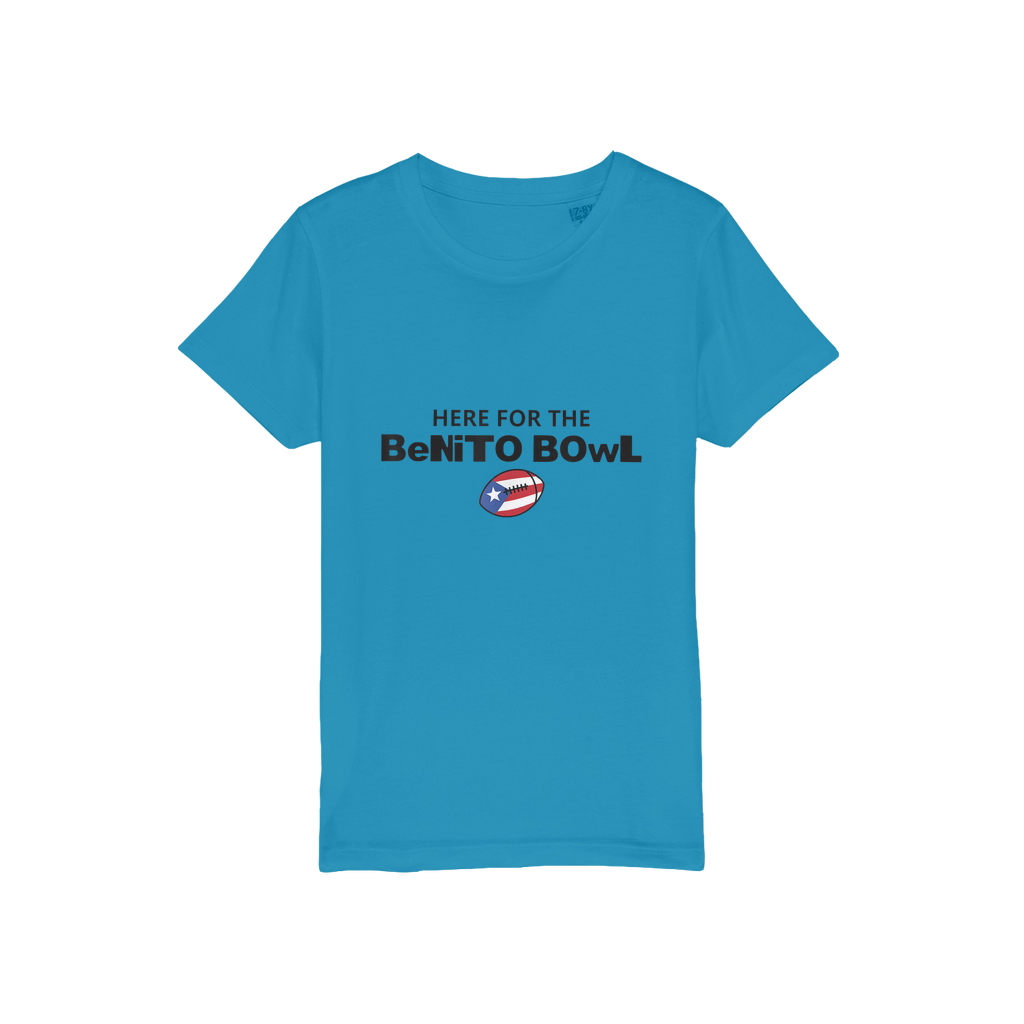 Benito Bowl Organic Jersey Kids T-Shirt
